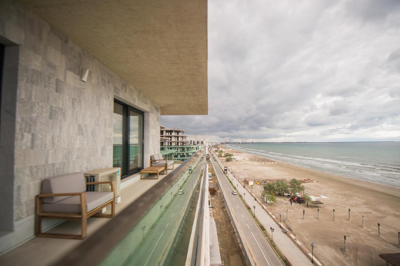 Luxury Promenada Apartment - Frontal Beachfront Mamaia Nord 那沃达利 外观 照片
