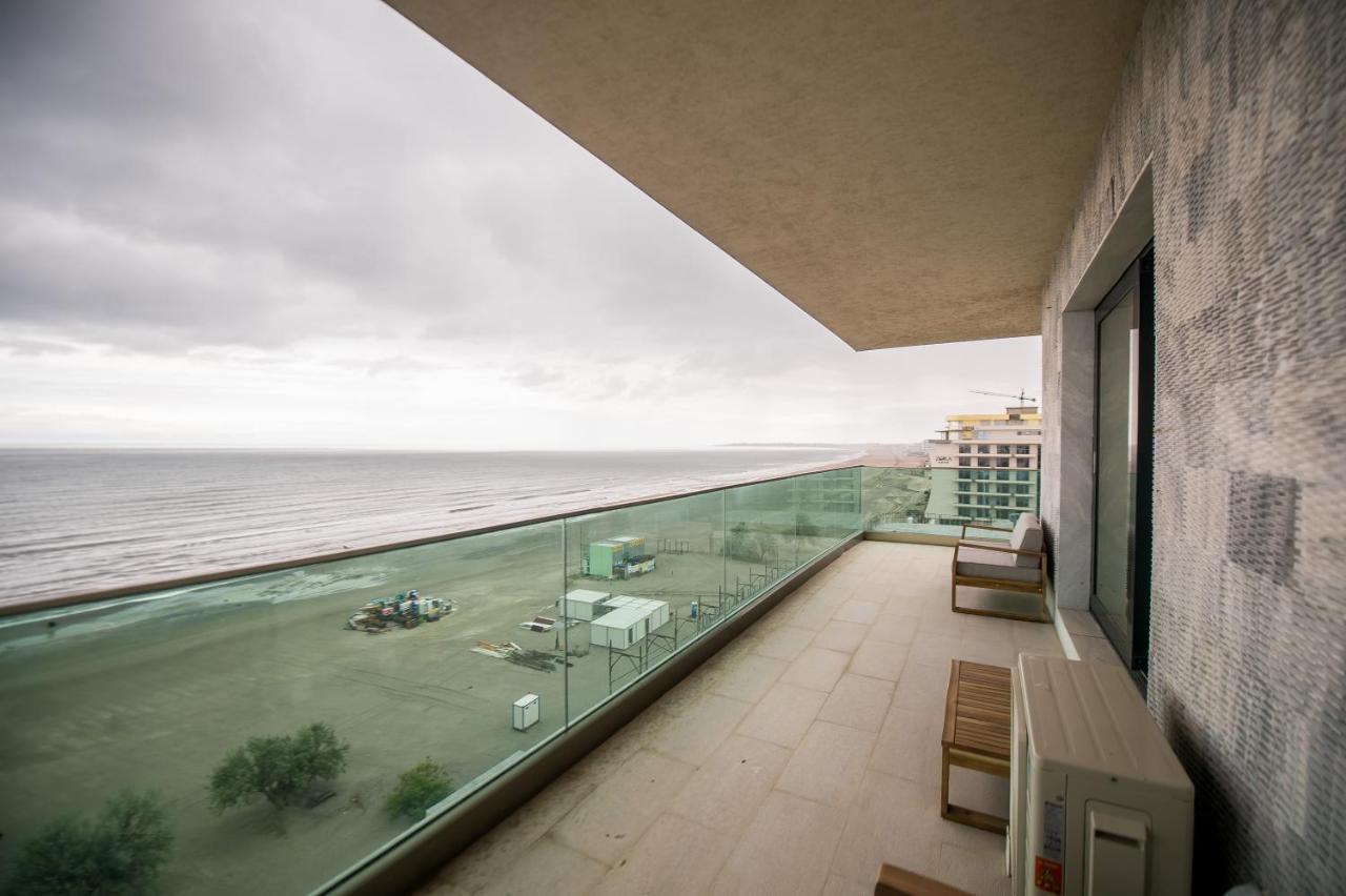 Luxury Promenada Apartment - Frontal Beachfront Mamaia Nord 那沃达利 外观 照片