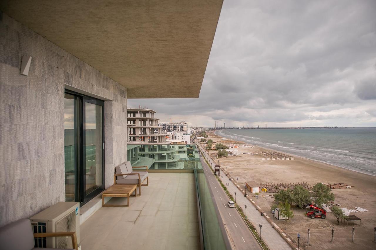Luxury Promenada Apartment - Frontal Beachfront Mamaia Nord 那沃达利 外观 照片